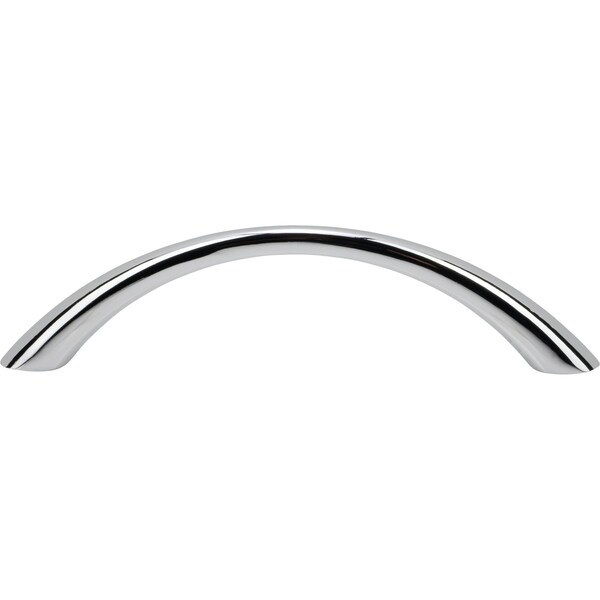 Designperfect 3-3/4'' Center-to-Center Arch Pull, Polished Chrome, 10PK - DPA10H383PC