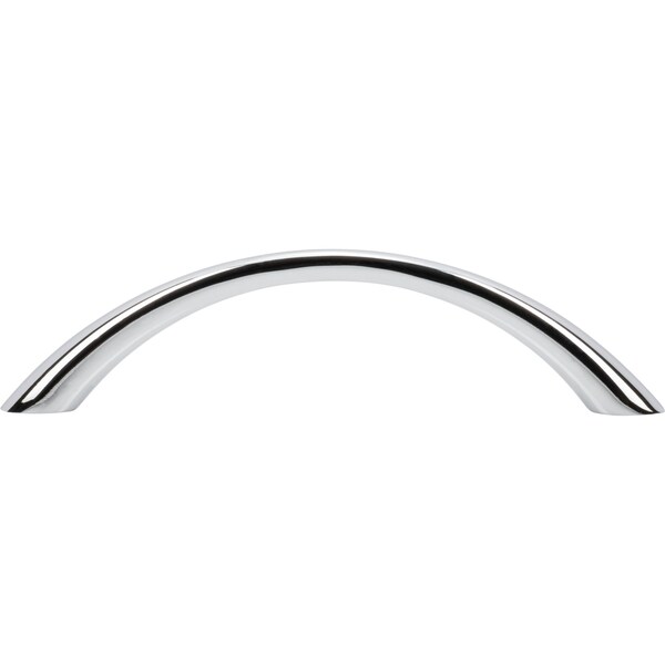 Designperfect 3-3/4'' Center-to-Center Arch Pull, Polished Chrome, 10PK - DPA10H383PC