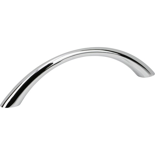 Designperfect 3-3/4'' Center-to-Center Arch Pull, Polished Chrome, 10PK - DPA10H383PC