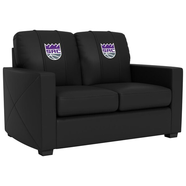 Dreamseat Silver Loveseat with Sacramento Kings Secondary Logo - XZ7759003LSCDBK-PSNBA32042