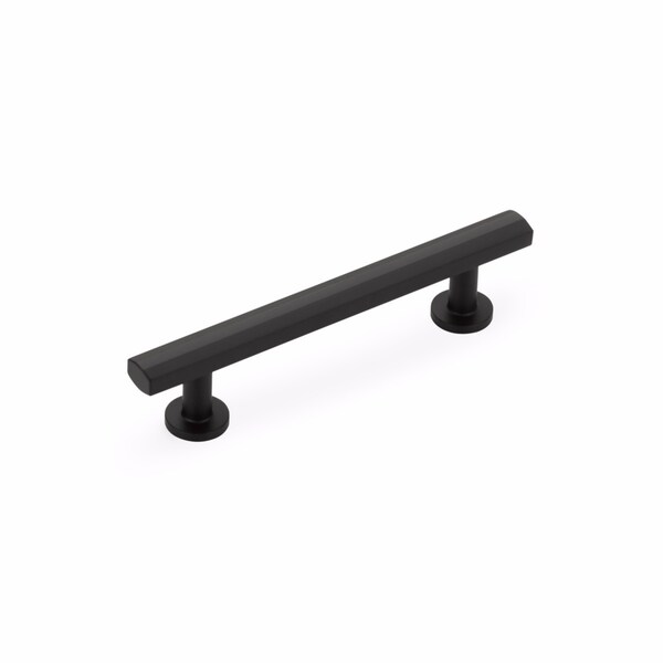 Schaub 4in Center to Center Heathrow Cabinet Pull Matte Black Finish - 553-MB