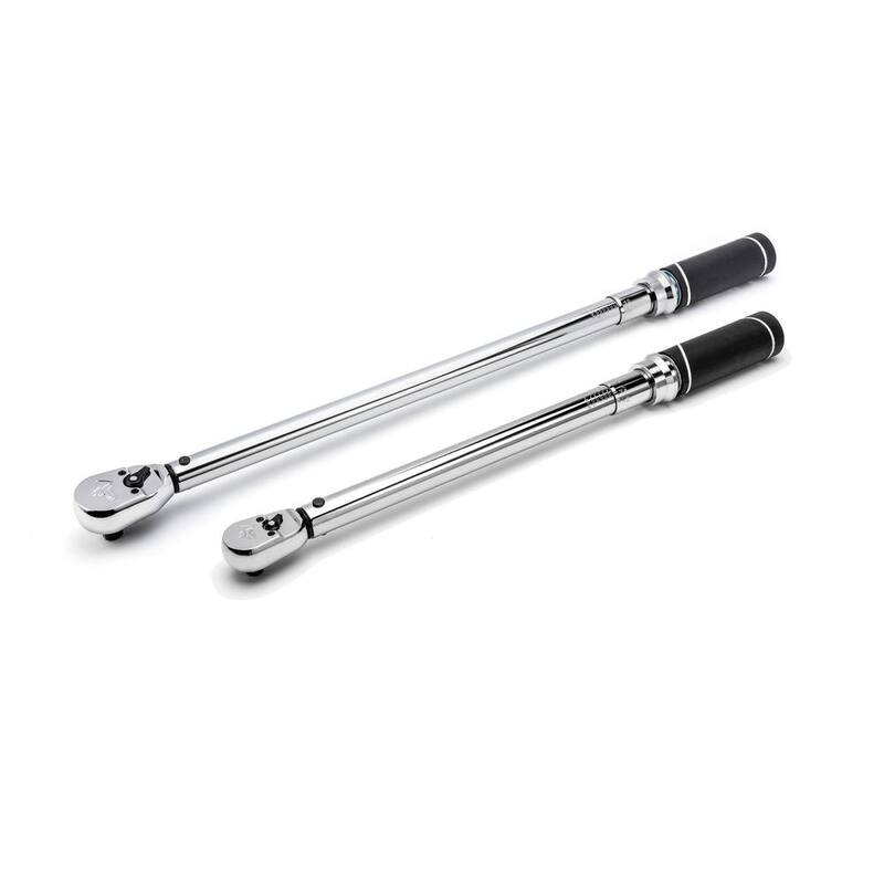 Husky 3/8 in. and 1/2 in. Drive Torque Wrench Set (2-Piece) - H3DTWA+H2DTWA