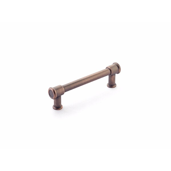 Schaub 3-3/4in Center to Center Steamworks Cabinet Pull Empire Bronze Finish - 79-EBZ