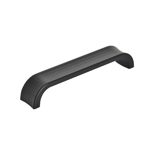 Amerock Concentric 5-1/16 in 128 mm Center-to-Center Matte Black Cabinet Pull - BP36813MB