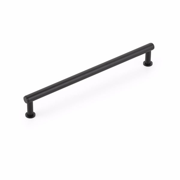 Schaub 8in Center to Center Pub House Cabinet Pull Matte Black Finish - 5108-MB