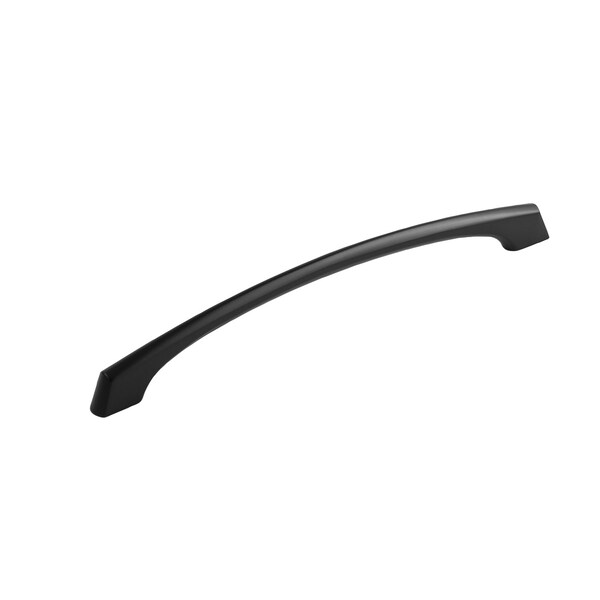 Hickory Hardware Greenwich Collection Pull 8-13/16 Inch 224mm Center to Center Matte Black Finish - P3041-MB