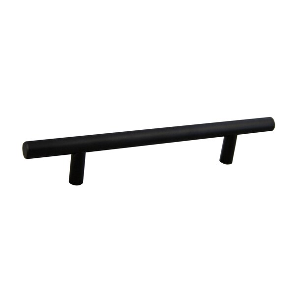 Pride Industrial 8in Bar Cabinet Pull with 5in Center to Center Matte Black Finish - P108BK