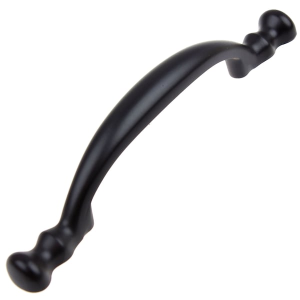 Gliderite Hardware 3 in. Center to Center Matte Black Arch Pull, 10PK - 83847-MB-10