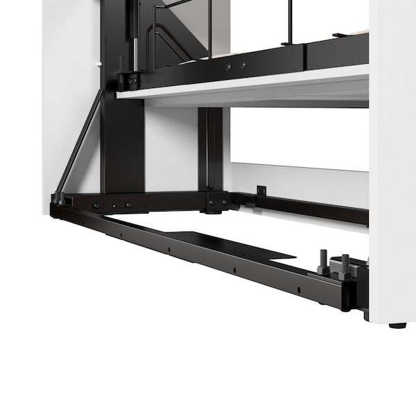 Bestar Pur Queen Murphy Bed, Two Storage Units And A Sofa 115 in - 26783-000017