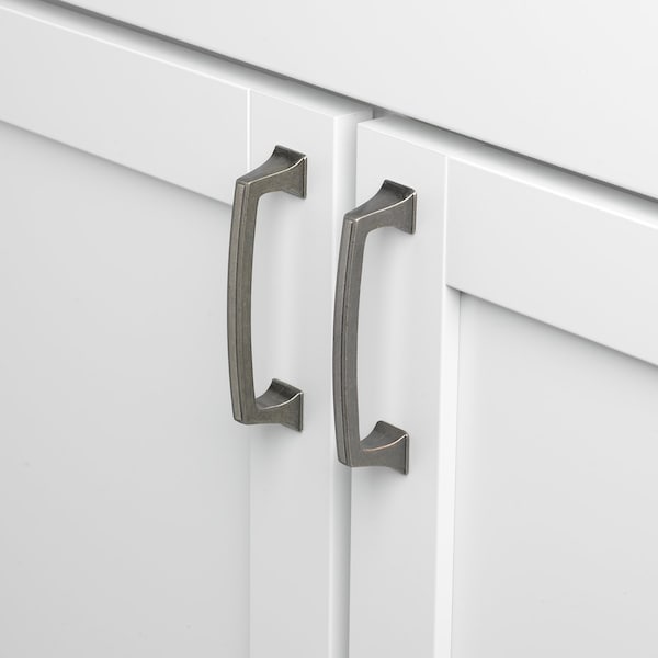 Gliderite Hardware 3 in. Center to Center Classic Base Pull Cabinet Hardware Handle - 87380-WN - 87380-WN-1