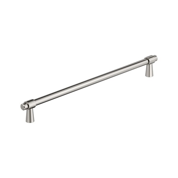 Amerock Destine 12-5/8 inch 320mm Center-to-Center Polished Nickel Cabinet Pull - BP36903PN