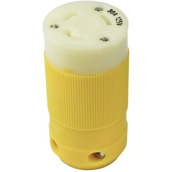 Marinco 305Ccrs Marinco 30A Connector, Locking Short Body - 305CCRS