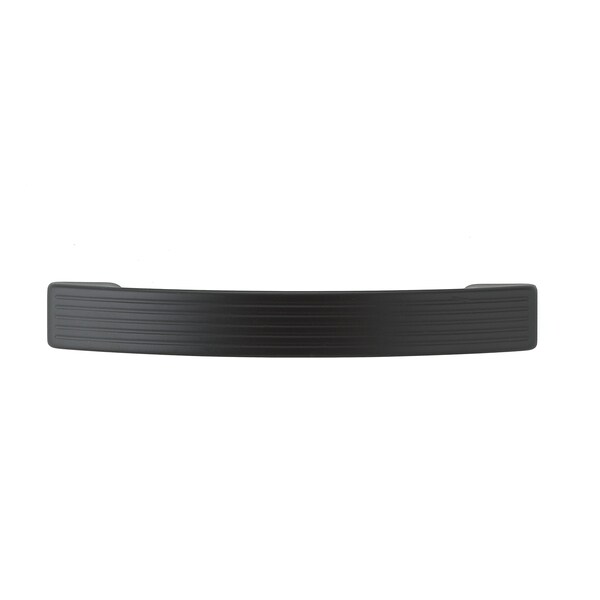 Richelieu 3-3/4 in. (96 mm) Center-to-Center Matte Black Contemporary Drawer Pull - BP62196900