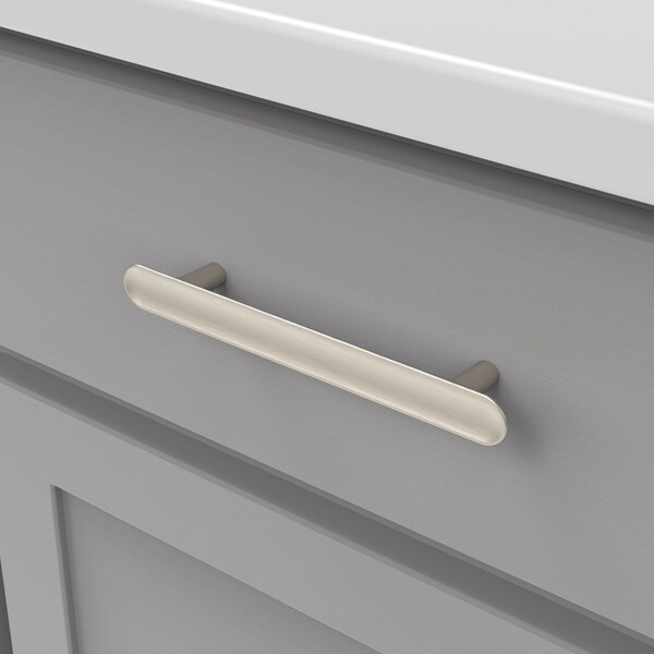 Hickory Hardware Maven Collection Pull 5-1/16 Inch 128mm Center to Center Satin Nickel Finish - H078780SN