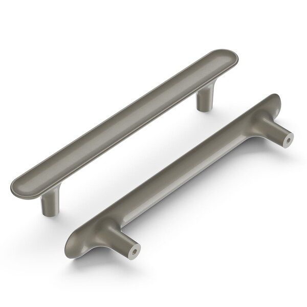 Hickory Hardware Maven Collection Pull 5-1/16 Inch 128mm Center to Center Satin Nickel Finish - H078780SN