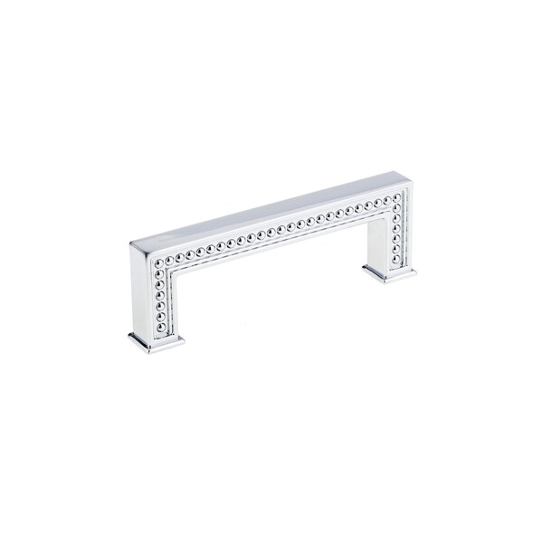Richelieu 3-3/4 in. (96 mm) Center-to-Center Chrome Transitional Drawer Pull - BP879596140
