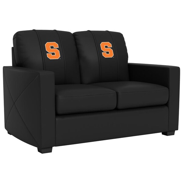 Dreamseat Silver Loveseat with Syracuse Orange Logo - XZ7759003LSCDBK-PSCOL13265