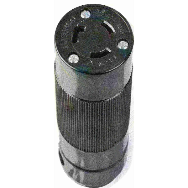Marinco 205Cbl Marinco 20A 125V Conn, Locking Black - 205CBL