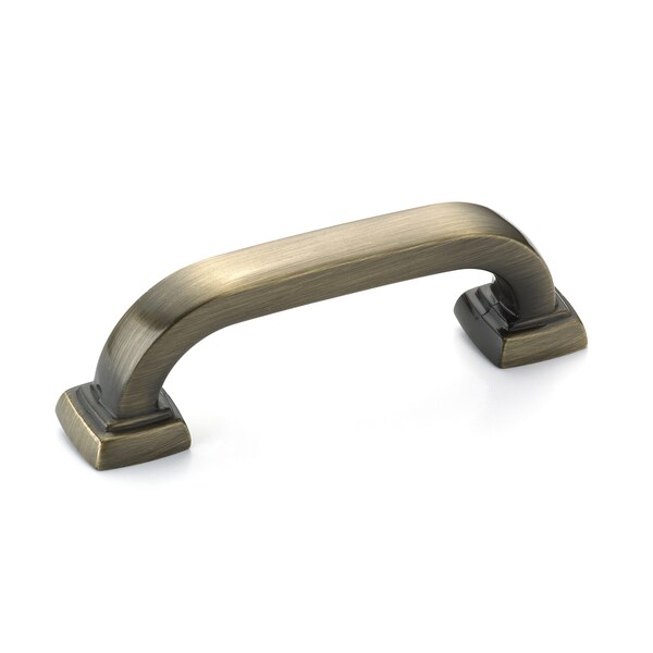 Richelieu 3 in. (76 mm) Center-to-Center Antique English Transitional Drawer Pull - BP81576AE
