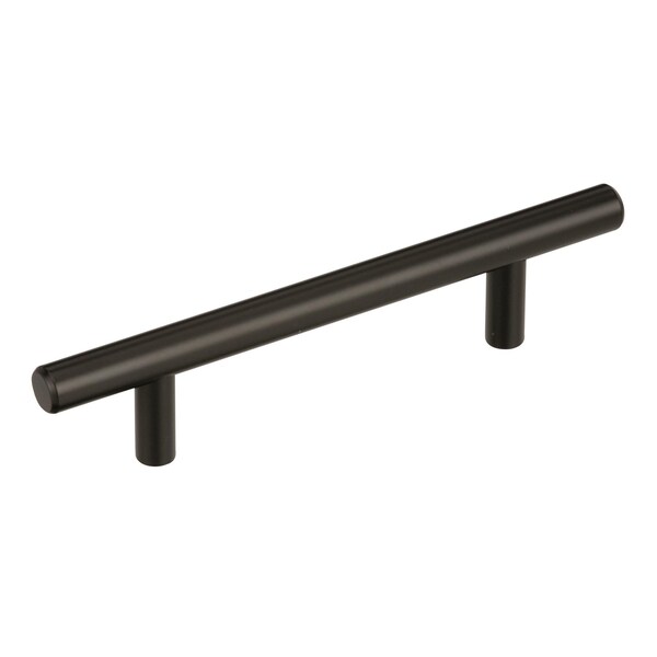 Amerock Bar Pulls 3-3/4 in 96 mm Center-to-Center Black Bronze Cabinet Pull, 10PK - 10BX40516BBR