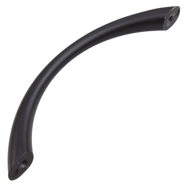 Gliderite Hardware 3-3/4 in. Center to Center Matte Black Arched Cabinet Pull - 4036-MB, 10PK - 4036-MB-10
