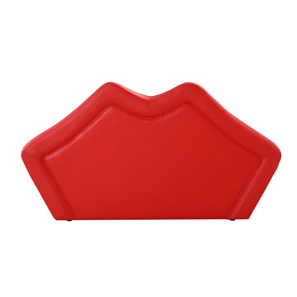Manhattan Comfort Kiss Loveseat in Red - LS010-RD