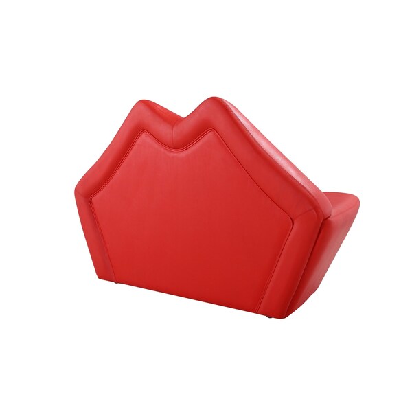Manhattan Comfort Kiss Loveseat in Red - LS010-RD
