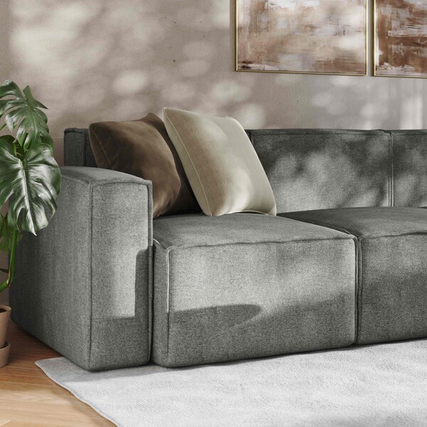 Flash Furniture Bridgetown Luxury Modular 5 Piece Sectional Sofa, Dark Gray - IS-IT2231-5PCSEC-DKGRY-GG