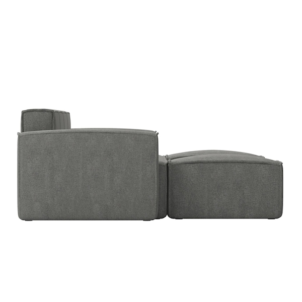 Flash Furniture Bridgetown Luxury Modular 6 Piece Sectional Sofa, Dark Gray - IS-IT2231-6PCSEC-DKGRY-GG