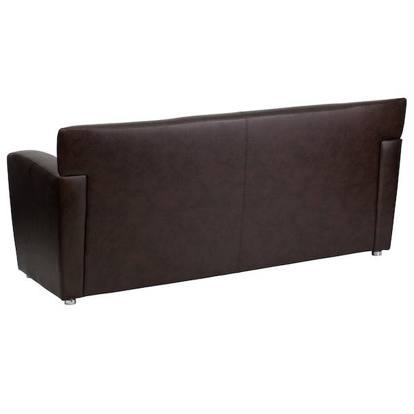 Flash Furniture Sofa, 30" x 31-1/4", Upholstery Color: Brown - 222-3-BN-GG