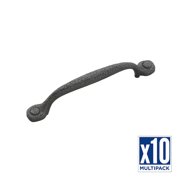 Hickory Hardware Pull 5-1/16 Inch (128mm) Center to Center, 10PK - P2998-BI-10B
