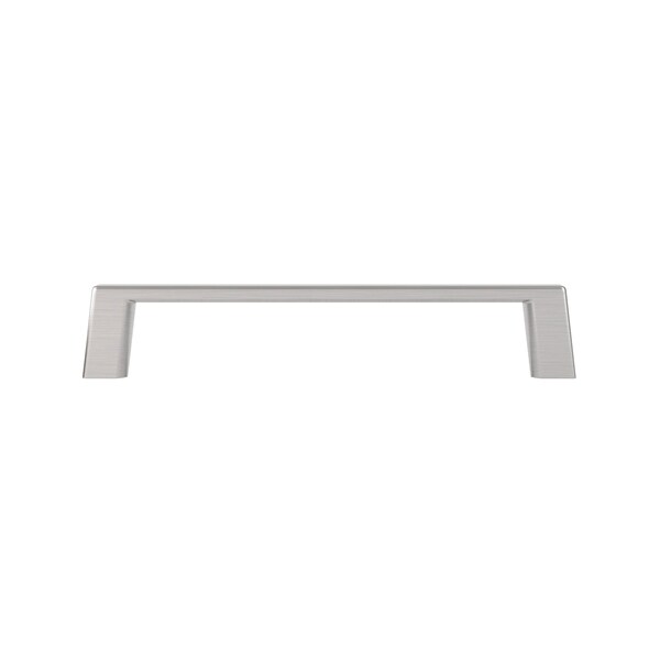Richelieu Eglinton Collection 4-inch (102 mm) Brushed Nickel Modern Rectangular Cabinet Pull - BP1076195