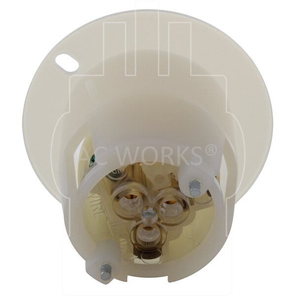 Ac Works 5A 250V L6-15P Power Input Inlet UL and C-UL Listed - ASINL615P