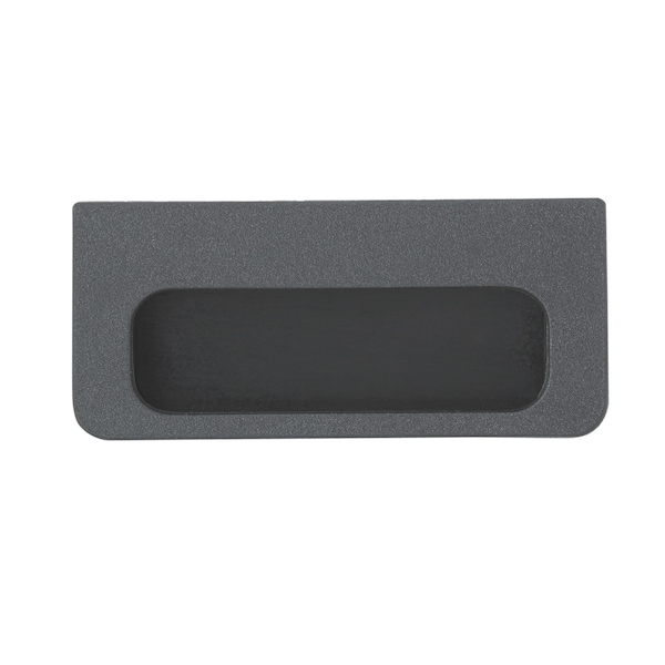 Richelieu 4-1/4 in. (107 mm) Matte Black Contemporary Recessed Pull - 40250900