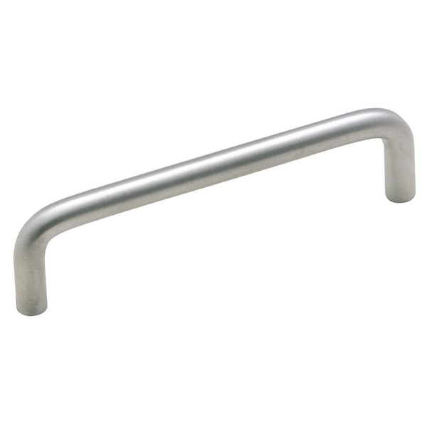 Amerock Everyday Heritage 4 in 102 mm Center-to-Center Brushed Chrome Cabinet Pull - 943SCH