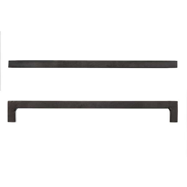 Richelieu Sheffield 12 5/8 in (320 mm) Center-to-Center Matte Black Traditional Cabinet Pull - BP9466320900
