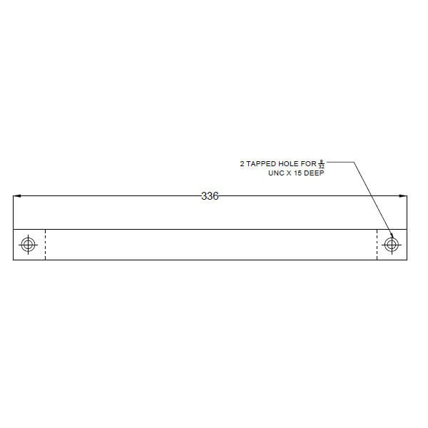 Richelieu Sheffield 12 5/8 in (320 mm) Center-to-Center Matte Black Traditional Cabinet Pull - BP9466320900