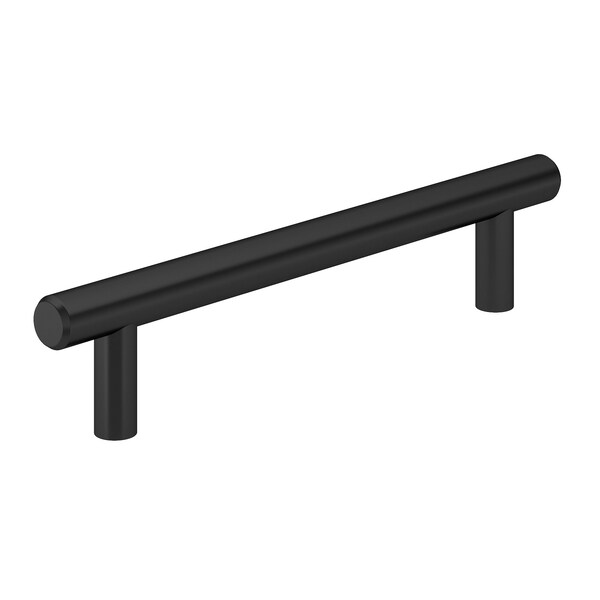 Richelieu Roosevelt Collection 5 1/16-inch Matte Black Modern Cabinet Bar Pull - BP205128900