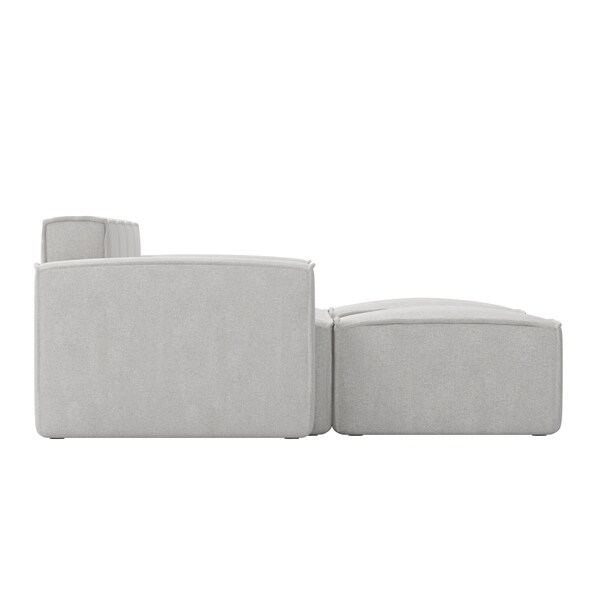 Flash Furniture Bridgetown Luxury Modular 6 Piece Sectional Sofa, Cream - IS-IT2231-6PCSEC-CRM-GG