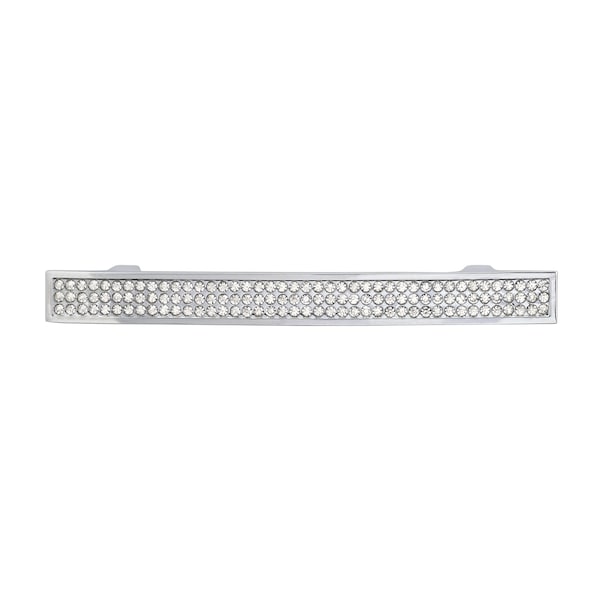 Richelieu 3 3/4 in (96 mm) Center-to-Center Crystal, Chrome Contemporary Cabinet Pull - BP123409614001