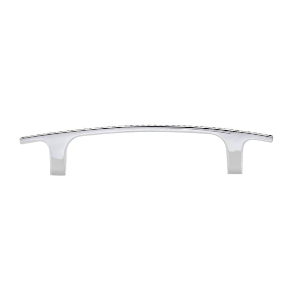 Richelieu 3 3/4 in (96 mm) Center-to-Center Crystal, Chrome Contemporary Cabinet Pull - BP123409614001