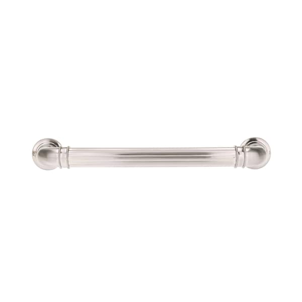 Richelieu 5 1/16 in (128 mm) Center-to-Center Brushed Nickel Traditional Drawer Pull - BP8818128195