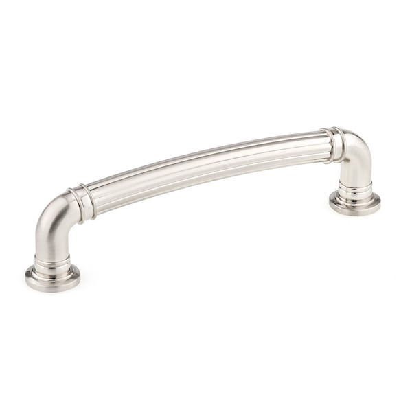 Richelieu 5 1/16 in (128 mm) Center-to-Center Brushed Nickel Traditional Drawer Pull - BP8818128195