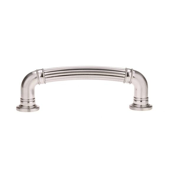 Richelieu 5 1/16 in (128 mm) Center-to-Center Brushed Nickel Traditional Drawer Pull - BP8818128195