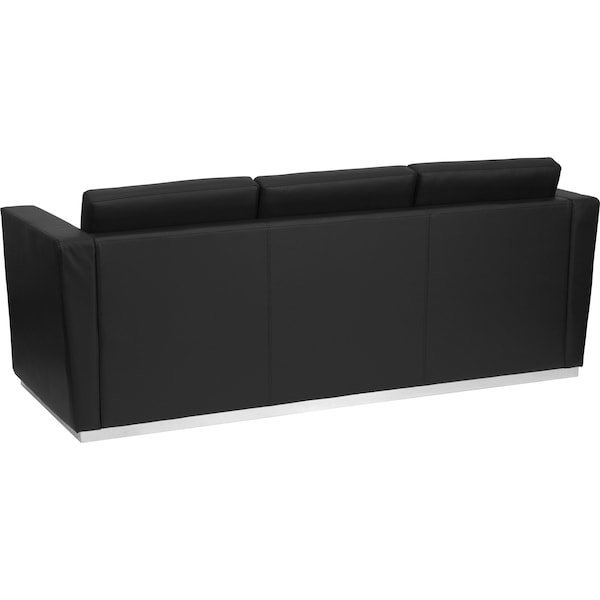 Flash Furniture Sofa, 32" x 31", Upholstery Color: Black - ZB-TRINITY-8094-SOFA-BK-GG