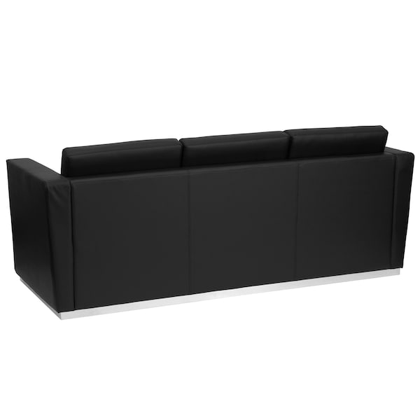 Flash Furniture Sofa, 32" x 31", Upholstery Color: Black - ZB-TRINITY-8094-SOFA-BK-GG