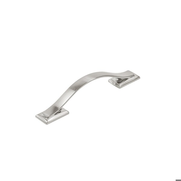 Hickory Hardware Dover Collection Pull 3-3/4 Inch 96mm Center to Center Satin Nickel Finish - H078771SN