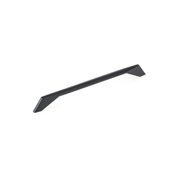 Richelieu 8 13/16 in (224 mm) Center-to-Center Matte Black Contemporary Drawer Pull - BP9256224900