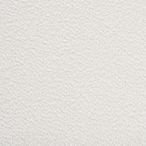 Baxton Studio Stratton Mid-Century Modern Cream Boucle Fabric and Walnut Brown Finished Wood Sofa - 228-12962-ZORO