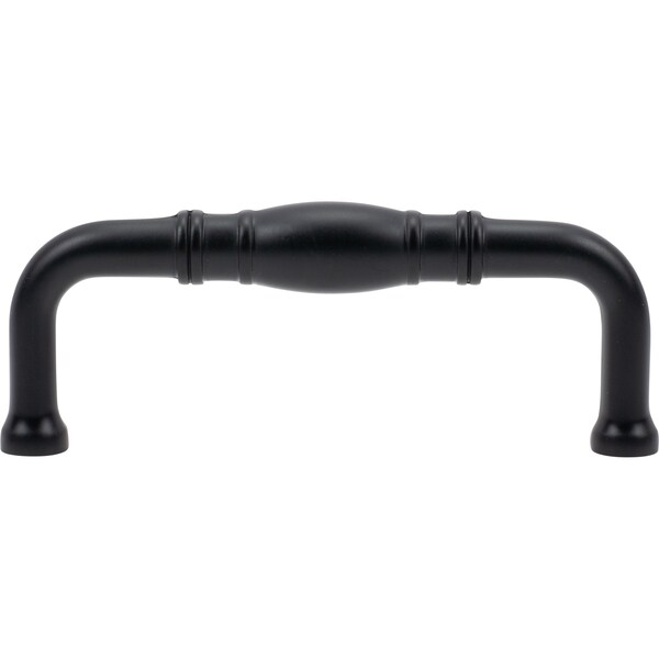 Designperfect 3'' Center-to-Center Handle Pull, Matte/Flat Black - DPA-R572BLK